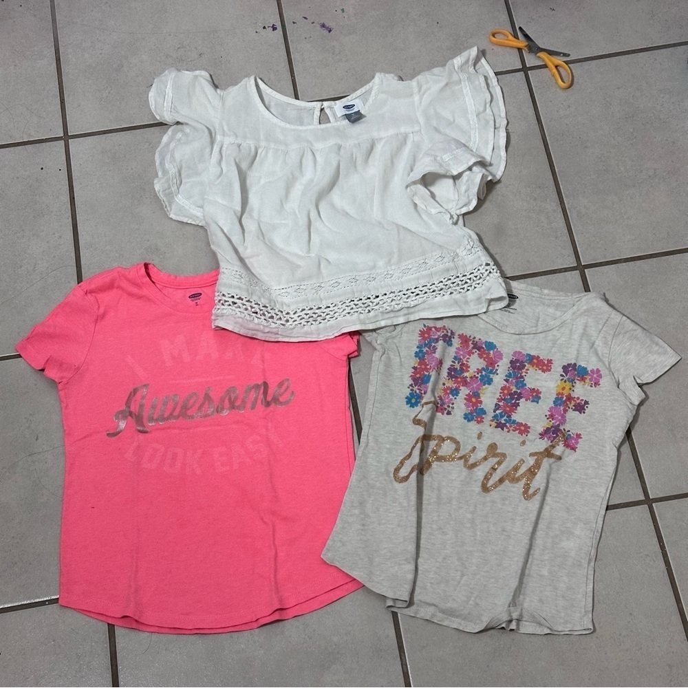 Old Navy Girls Kids Basic T-shirts/Blouses size‎ M(8).